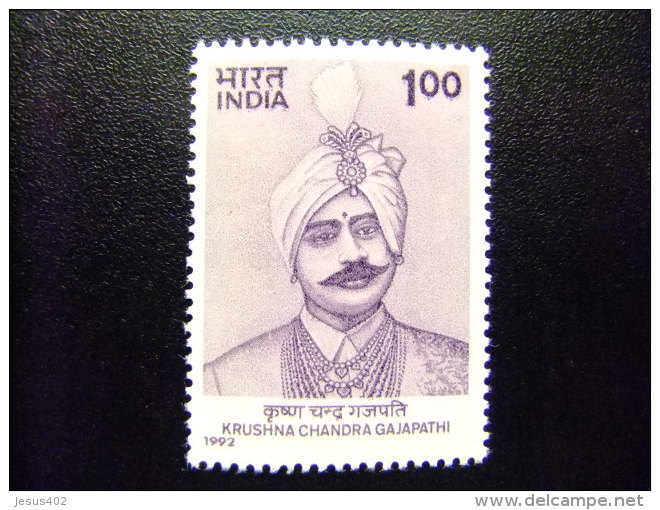 INDIA INDE 1992  KRUSHNA CHANDRA GAJAPATHI Fundador Del Estado ORISSA Yvert 1145 ** MNH - Nuevos