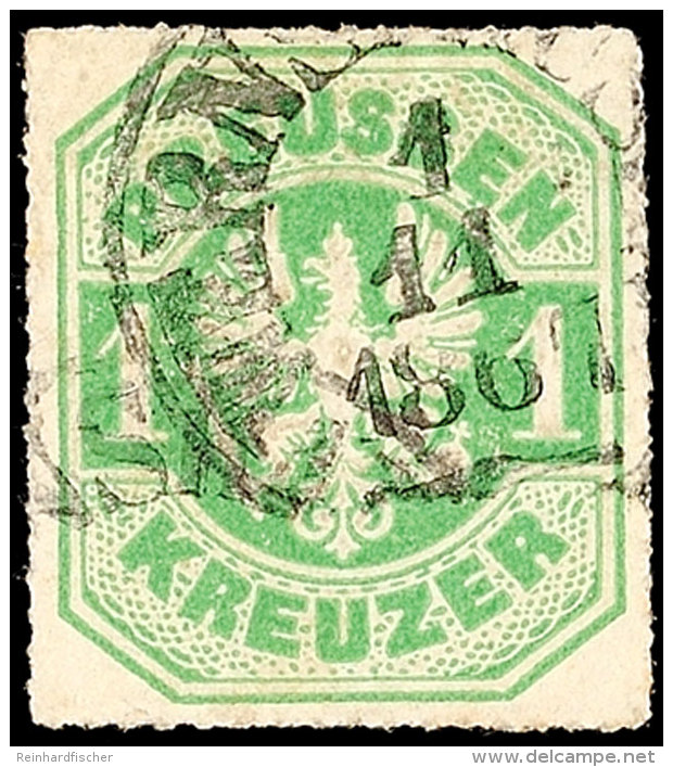 "WERNSHAUSEN 1 11 1867" - K1, Teilabschlag Auf Preu&szlig;en 1 Kr., Katalog: Pr.22 OWERNSHAUSEN 1 11 1867 -... - Sonstige & Ohne Zuordnung