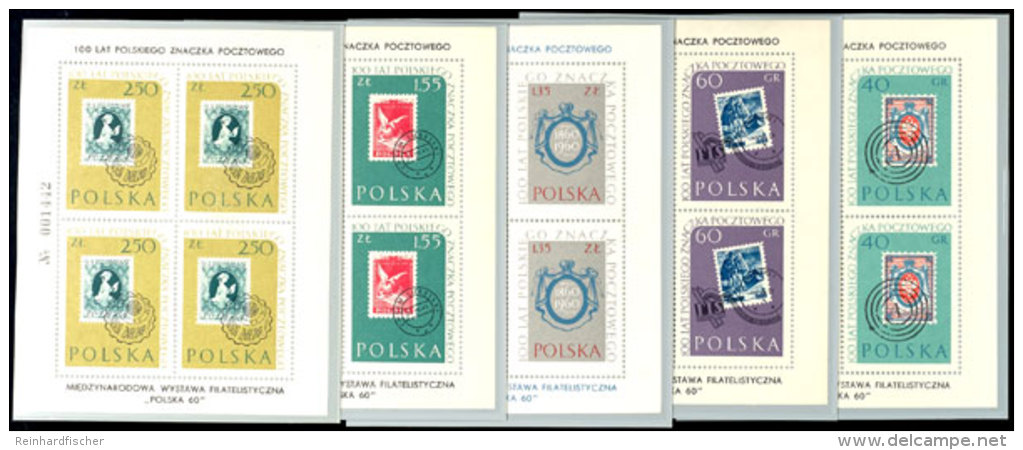 40 Gr. Bis 2,50 Zl. "100 Jahre Polnische Briefmarken", Kleinbogensatz, Tadellos Postfrisch, Mi. 1.000.-, Katalog:... - Sonstige & Ohne Zuordnung