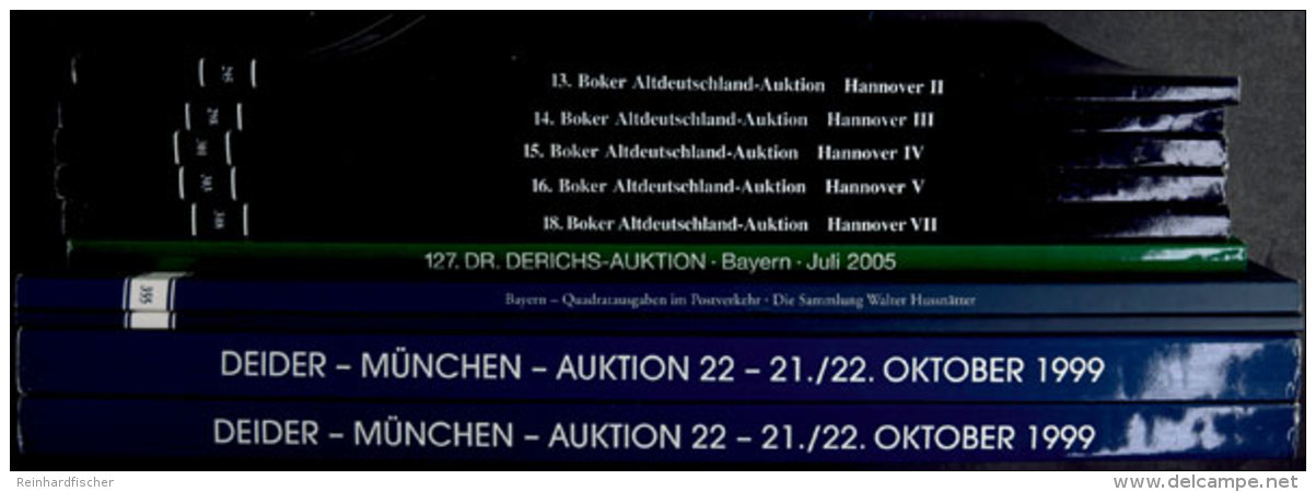 Auktions-Kataloge Bayern, Isargold (2Stk.) Von Deider 1999, Sowie Der Schwarze Einser Von K&ouml;hler 2013 Sowie... - Sonstige & Ohne Zuordnung