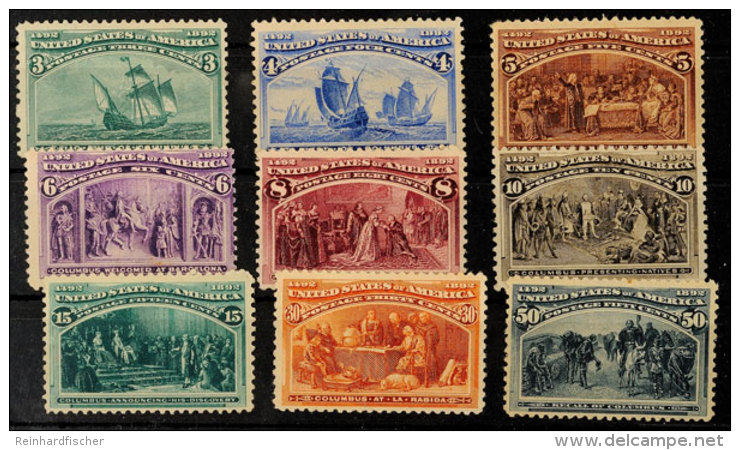 1-50 C. Kolumbus, Ungebraucht, Teils Neugummi, Katalog: 73/83 *1-50 C. Columbus, Unused, Partly Regummed,... - Sonstige & Ohne Zuordnung