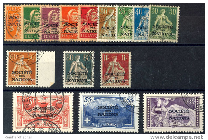 Kompletter Gestempelter Satz, Tadellos, Mi. 350,--, Katalog: 1/15 X OComplete Cancelled Set, In Perfect... - Other & Unclassified