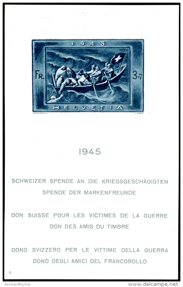 Kriegsgesch&auml;digten-Block, Plattenfehler: " Strich Durch Marke Von 9 Bis V", Postfrisch, Mi. 600,-, Katalog:... - Other & Unclassified