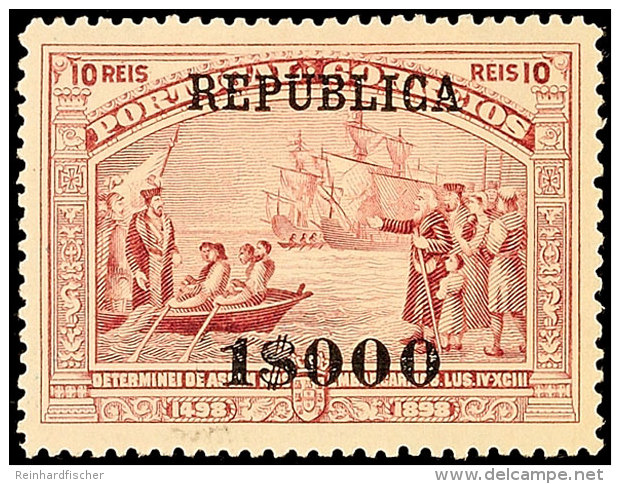 2 1/2 R. Bis 1$300 R. Auf 10 R. Vasco Da Gama, Kompletter Ungebrauchter Satz Mit Erstfalz, Pracht, Katalog: 182/89... - Sonstige & Ohne Zuordnung