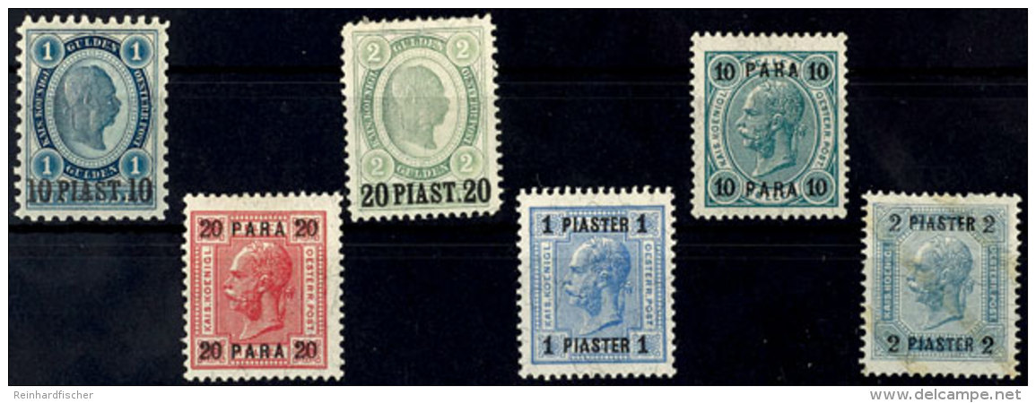 1903, Kpl. Satz Sauber *, Dazu MiNr. 30 A Und 31 B, Ebenfalls Sauber *, Mi. 290,--, Katalog: 43/46 *1903,... - Sonstige & Ohne Zuordnung