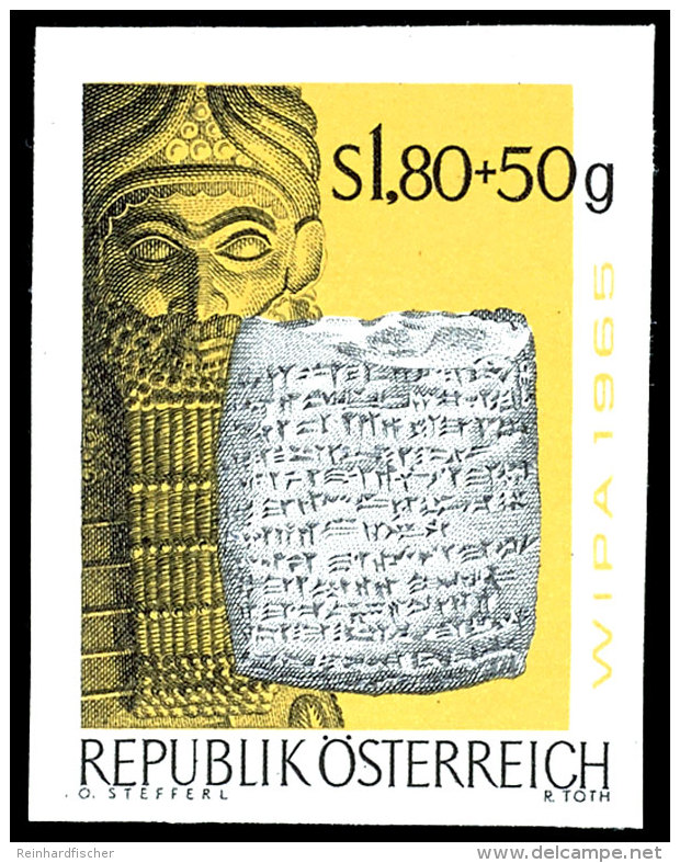 1965, 1,80 Schilling + 50 G. "Tag Der Briefmarke", Abart "ungez&auml;hnt", Tadellos Postfrisch, Mi. Ca. 215.-,... - Other & Unclassified