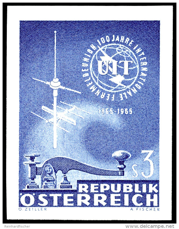 1965, "100 Jahre Internationale Fernmeldeunion (ITU), Abart "ungez&auml;hnt", Tadellos Postfrisch, Mi. 220.-,... - Other & Unclassified