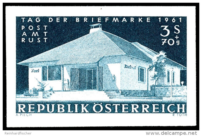 1961, 3 Schilling "Tag Der Briefmarke", Abart "ungez&auml;hnt", Tadellos Postfrisch, Mi. 250.-, Katalog: 1100U... - Sonstige & Ohne Zuordnung