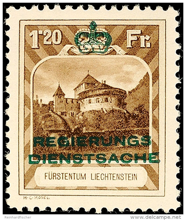 5 Rp. - 1,20 Fr. Landschaften Mit Aufdruck, Tadellos Ungebraucht, Mi. F&uuml;r ** 1.200.-, Katalog: 1/8 *5 Rp.... - Other & Unclassified