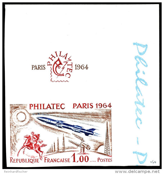 1964, 1 Fr. "Ausstellung Philatec", Abart "ungez&auml;hnt", Tadellos Postfrisch, Maury 325.-, Katalog: 1480U... - Other & Unclassified