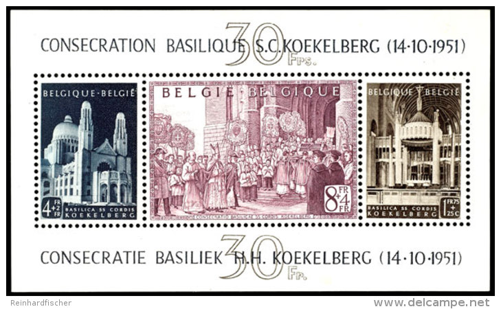 1951, Tadellos Postfrischer Block, Mi. 350,--, Katalog: Bl.24 **1951, In Perfect Condition Unhinged Mint... - Andere & Zonder Classificatie