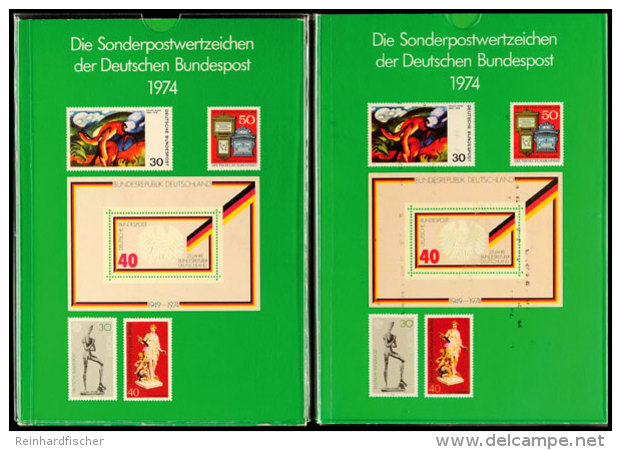 1974, Jahrbuch Der Dt. Bundespost Inkl. Schutzh&uuml;lle, Gute Erhaltung, Die Erste Auflage Sowie Die Seltene... - Sonstige & Ohne Zuordnung