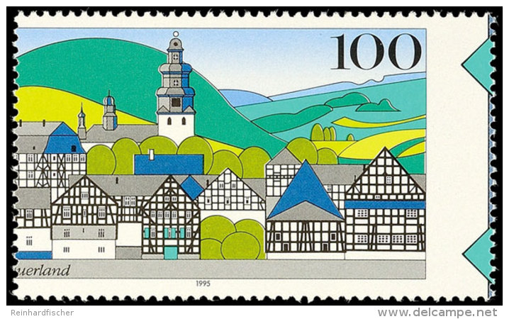 100 Pf Bilder Aus Deutschland - Sauerland, Verz&auml;hnt, Postfrisch, Dekorativ - Siehe Foto!, Katalog: 1810Abart... - Other & Unclassified