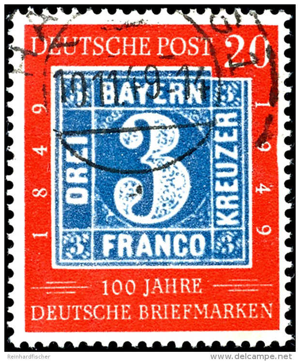 20 Pfg Tag Der Briefmarke, Plattenfehler IV (nur Auf Feld 40 Einer Teilauflage Vorkommend), Tadellos Gestempelt,... - Sonstige & Ohne Zuordnung