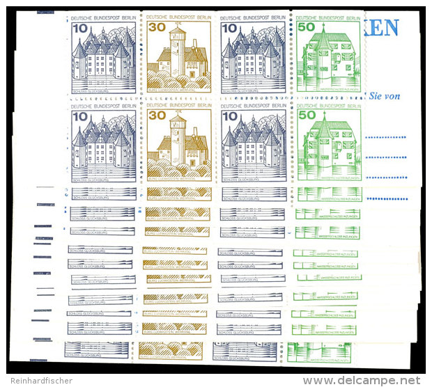 Heftchen Burgen Und Schl&ouml;sser, Heftchen Mit Z&auml;hlbalken, 15 Heftchen Kpl. Mit Allen Verschiedenen... - Sonstige & Ohne Zuordnung