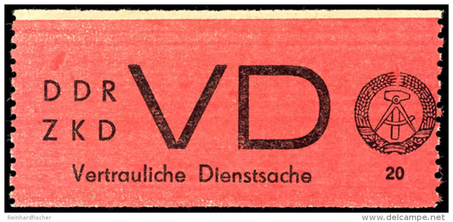 1965, VD-Marke Tadellos Postfrisch, Mi. 250,--, Katalog: 1A **1965, VD Stamp In Perfect Condition Mint Never... - Other & Unclassified