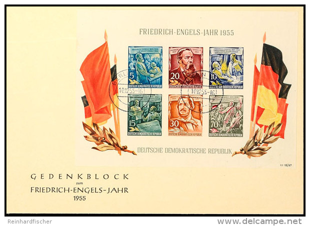 Engels-Block Auf Schmuck-FDC, Tadellos, Mi. 300,-, Katalog: Bl.13FDC BFAngels-souvenir Sheet On Illustrated... - Sonstige & Ohne Zuordnung