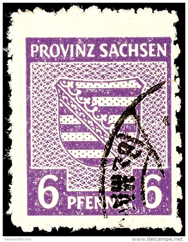 6 Pf. Grauviolett Und R&ouml;tlichgrauviolett, Je Postmeistertrennung D, Tadellos Gestempelt, Gepr. Str&ouml;h BPP,... - Other & Unclassified