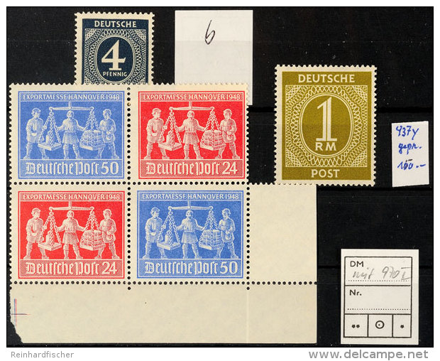 Mi. 914b /gepr. Arge), Mi, 937y (gepr. Schlegel BPP) Und VZd1 Mit Plattenfehler Mi. 970 I, Je Tadellos Postfrisch,... - Sonstige & Ohne Zuordnung