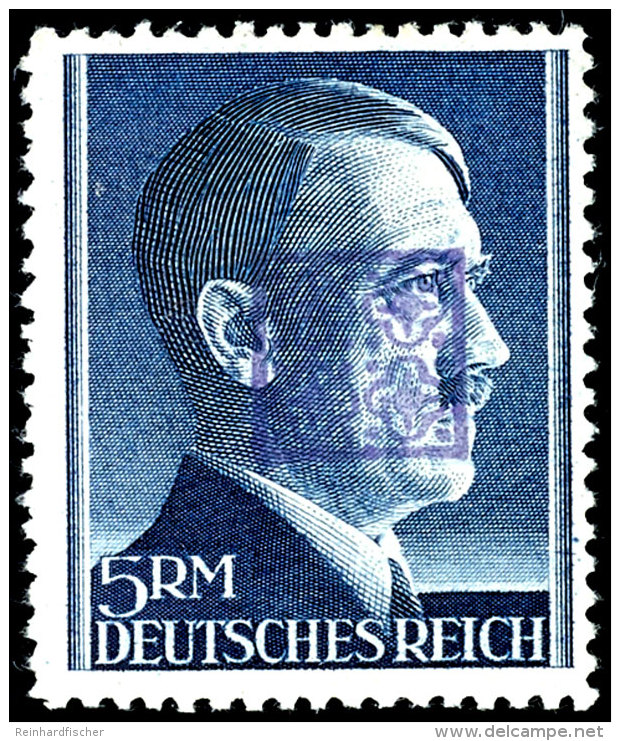 2 RM - 5 RM A. Hitler Mit Aufdruck, Postfrisch, Sign. Ehrlich, Katalog: I/IIIA **2 RM - 5 RM A. Hitler With... - Wurzen