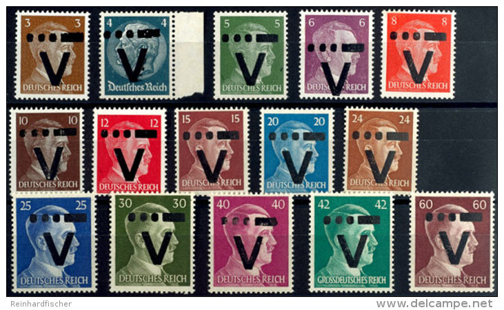 3 Pf. - 60 Pf. Aufdruckausgabe, Tadellos Postfrisch, Katalog: I/XV **3 Pf. - 60 Pf. Overprint Issue, In Perfect... - Westerstede