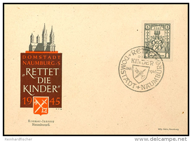 5 Pf. - 42 Pf. Probedrucke, Ungez&auml;hnt, Je Auf Sonderumschlag D. Kramer-Innung Mit Sonderstempel, Nur Wenige... - Naumburg (Saale)