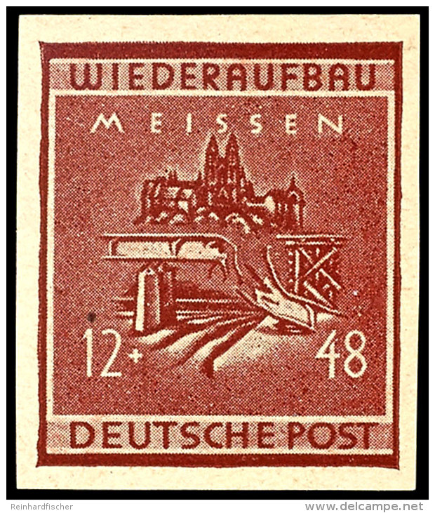Wiederaufbau Ungez&auml;hnt, Tadellos Postfrisch, Sign. Sturm, Mi. 1.000.-, Katalog: 35/38B **Reconstruction... - Meissen