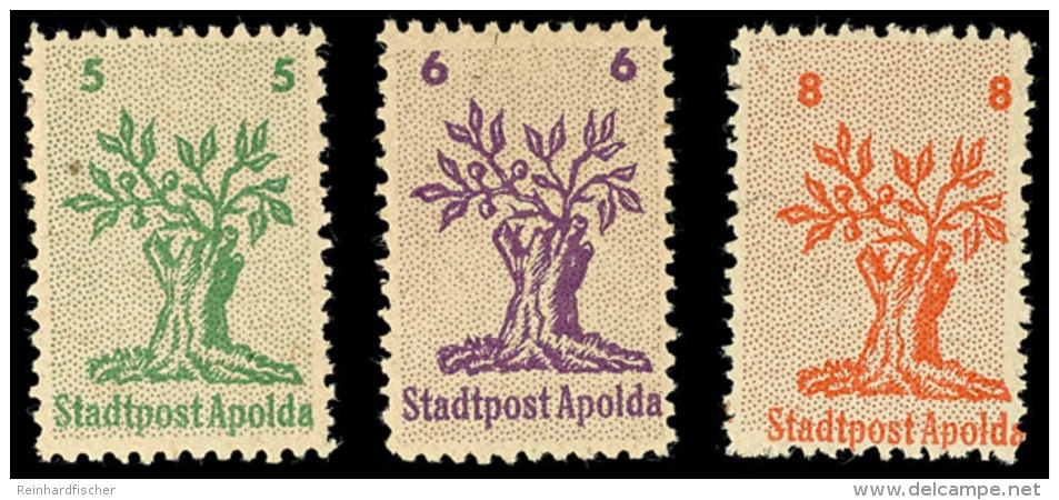 5 Pfg - 8 Pfg Freimarken, Tadellos Postfrisch, Katalog: 1/3 **5 Pfg - 8 Pfg Postal Stamps, In Perfect Condition... - Apolda