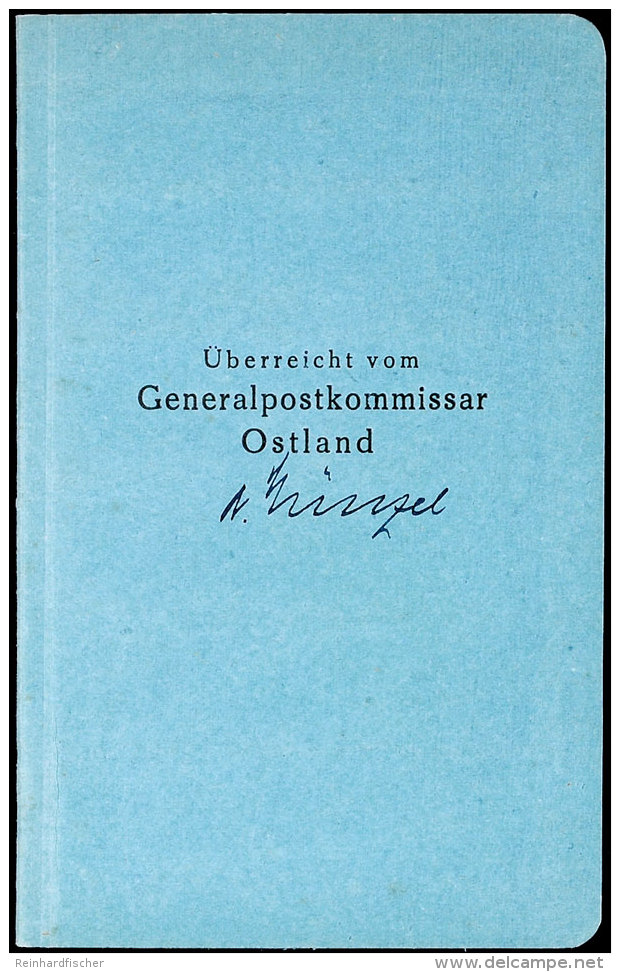 Geschenkheft Der DDP Ostland 1941, Einsteckb&uuml;chlein (10 X 16 Cm) Mit Breiter Auswahl Postfrischer Baltischer... - Other & Unclassified