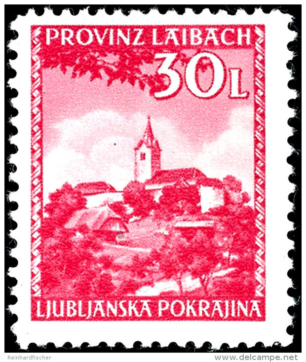 5 C. Bis 30 L. Freimarken, Kpl. Satz Zu 16 Werten, Tadellos Postfrisch, Fotobefund Brunel VP (2016): "Die Erhaltung... - Sonstige & Ohne Zuordnung