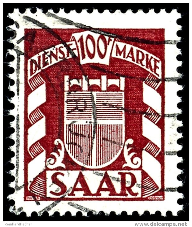 10 C. Bis 100 Fr., Wappen, 12 Werte Kpl.gestempelt, 100 Fr. Gepr. Hoffmann BPP, Mi. 450,-, Katalog: 33/44 O10... - Sonstige & Ohne Zuordnung