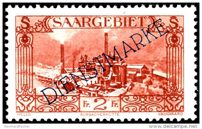 30 C. Bis 2 Fr., Steiler Aufdruck, 6 Werte Kpl. Postfrisch, Mi. 220,-, Katalog: 16/21 **30 C. Till 2 Fr., Steep... - Sonstige & Ohne Zuordnung