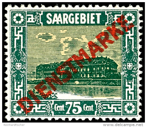 75 C. Landschaften, Plattenfehler: "Scheinwerfer In Kaimauer", Postfrisch, Mi. 300,-, Katalog: 10I **75 C.... - Other & Unclassified