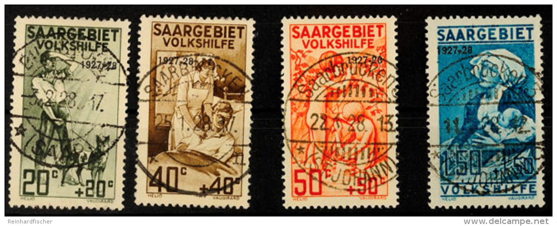 20 Cent Bis 1,50 Fr. "Volkshilfe 1927: Pflegedienste (II)", Tadellos Gestempelt, Fotobefund Ney VP (2016): "echt,... - Other & Unclassified