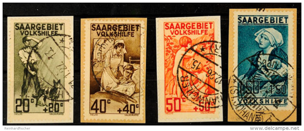 20 Cent Bis 1,50 Fr. "Volkshilfe 1927: Pflegedienste (I)", 20 Cent Mit Plattenfehler I "Rahmen &uuml;ber T Von... - Other & Unclassified