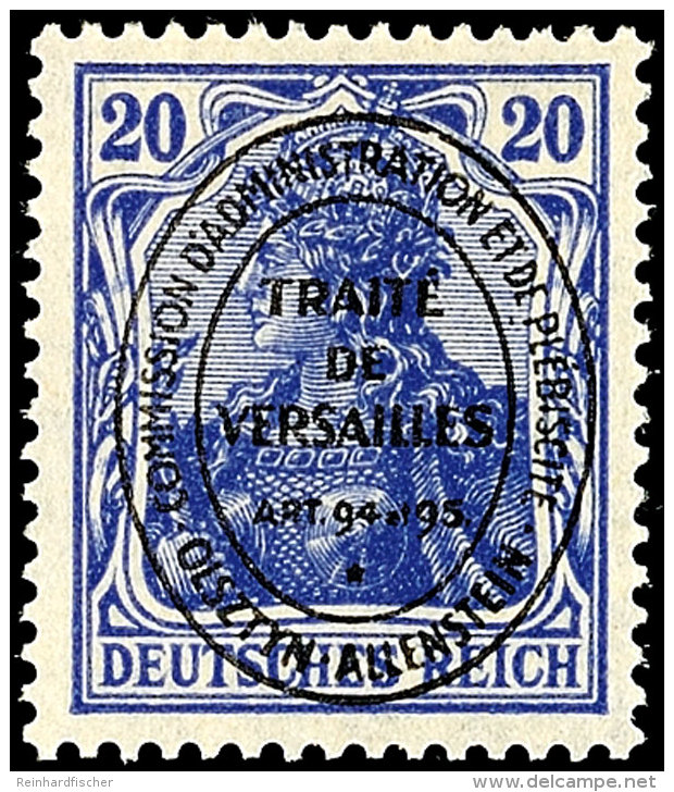 20 Pf. In A-Farbe Tadellos Postfrisch, Tiefst Gepr. Hey BPP, Mi. 350,-, Katalog: 19a **20 Pf. In A-color In... - Other & Unclassified