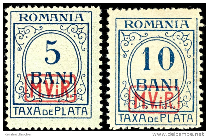 5 - 50 Bani Und Erg&auml;nzungswerte Komplett Tadellos Postfrisch, Mi. 520,--, Katalog: 1/7 **5 - 50 Bani And... - Sonstige & Ohne Zuordnung