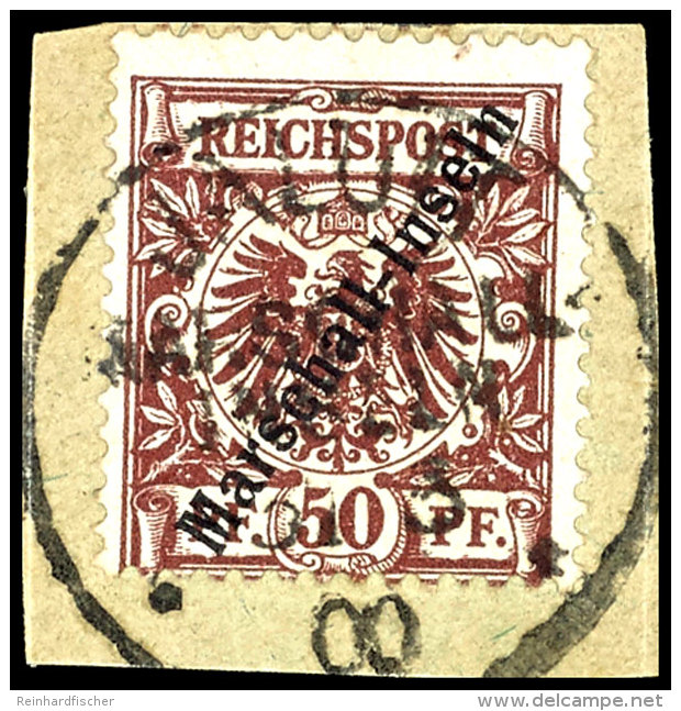 50 Pf. R&ouml;tlichbraun, Klar Gestempelt "JALUIT-MARSCHALL-INSELN 31.3.00", Katalog: 6II BS50 Pf. Reddish... - Marshall Islands