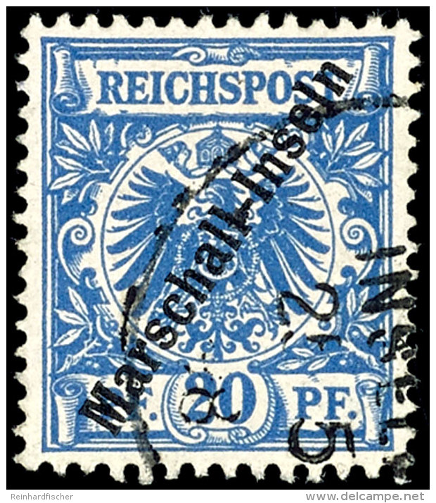 20 Pf. Jaluit-Ausgabe Tadellos Gestempelt Mit Dem Ersten Stempel, Mi. 120,--, Katalog: 4I O20 Pf. Jaluit-issue... - Marshall Islands