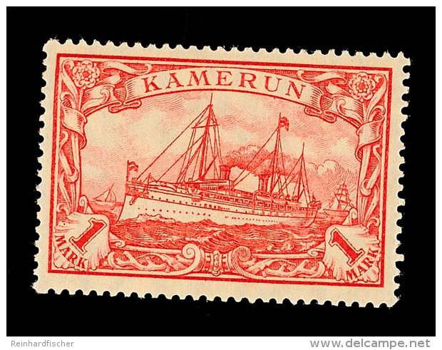 1 Mark Mit Wasserzeichen Tadellos Postfrisch, Mi. 55,-, Katalog: 24IIB **1 Mark Watermarked In Perfect... - Kamerun