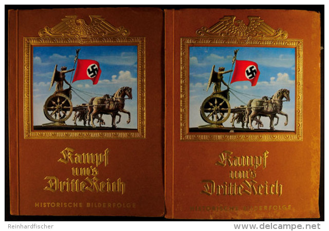 Kampf Ums Dritte Reich, Eine Historische Bilderfolge, Ein Kpl. Band Mit  Bildern, Au&szlig;enband Mit Leichten... - Sonstige & Ohne Zuordnung