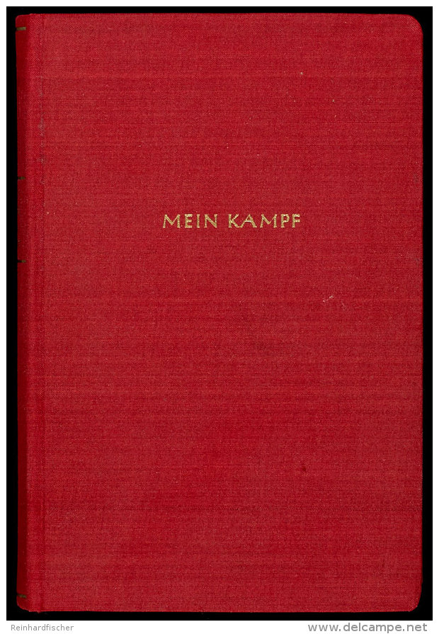 Mein Kampf, Tornisterausgabe, Verlag: Zentralverlag Der NSDAP, Franz Eher Nachf, Erscheinungsjahr: 1940 Einband:... - Other & Unclassified