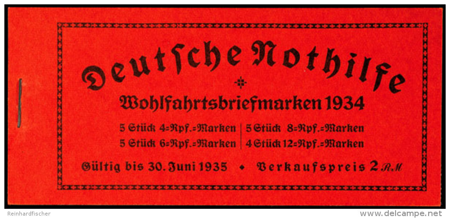 St&auml;nde 1934, H-Bl&auml;tter Nicht Durchgez&auml;hnt, Postfrisch, Mi. 500,-, Katalog: MH40.2 **Trades 1934,... - Markenheftchen