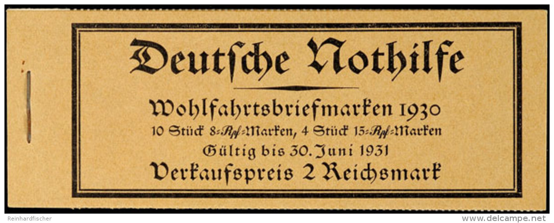 Nothilfe 1930, Markenheftchen 29.2, Tadellos Postfrisch, Mi. 450.-, Katalog: MH29.2 **Help In Need 1930, Stamp... - Markenheftchen