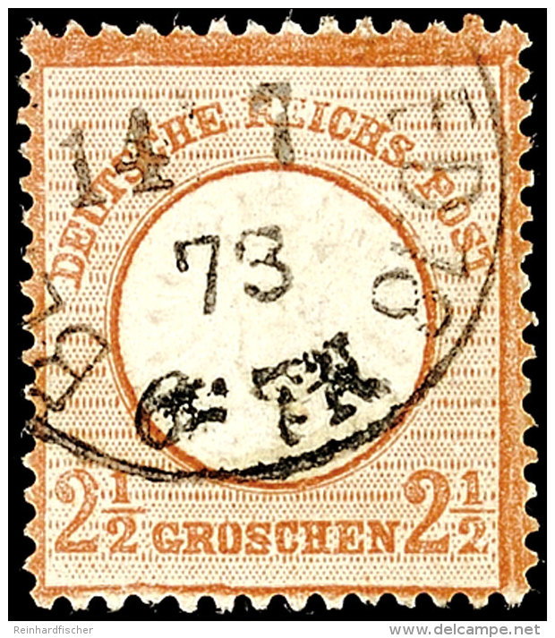 2 1/2 Gr R&ouml;tlichbraun Tadellos Gestempelt, Tiefst Gepr. Brugger BPP, Mi. 550.-, Katalog: 27a O2 + Gr... - Other & Unclassified