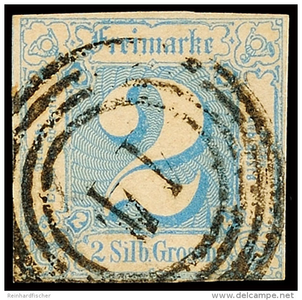 2 Sgr Hellblau Tadellos Gestempelt Kabinett, Mi. 65.-, Katalog: 30 O2 Sgr Pale Blue Neat Cancelled Superb In... - Other & Unclassified