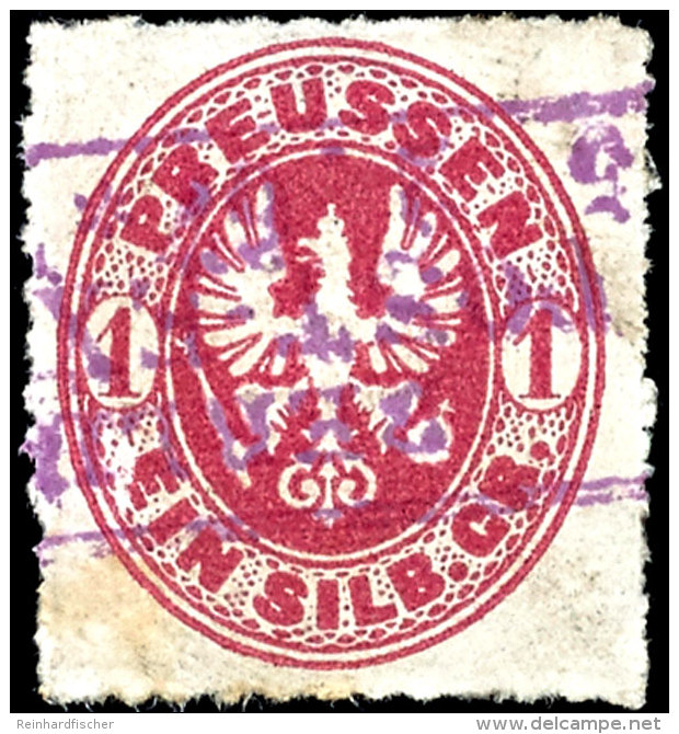 "BERLIN POST-EXP. 7", Ra3 In Sehr Seltener Violetter Farbe Klar Auf 1 Sgr. Rosa (leichte Alterungsspuren), Katalog:... - Sonstige & Ohne Zuordnung