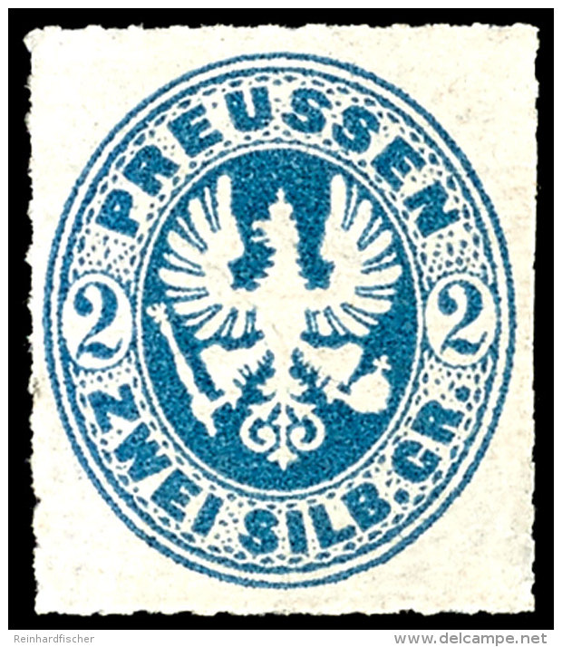 2 Sgr Preu&szlig;ischblau Tadellos Ungebraucht Ohne Gummi, Dopp. Gepr. Brettl BPP, Mi. 500,-- F&uuml;r *, Katalog:... - Other & Unclassified