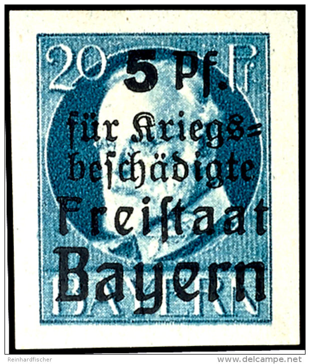 5 Pfg Bis 20 Pfg Hilfe F&uuml;r Bayerische Kriegsgesch&auml;digte, UNGEZ&Auml;HNT, Ungebrauchter Satz Mit 3... - Sonstige & Ohne Zuordnung