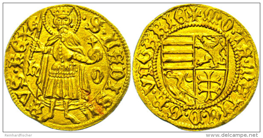 Goldgulden, O.J.(1458-1490), Matthias Corvinius, Huszar 673, Fb. 20, F. Vz.  Gold Guilders, O. J. (1458-1490),... - Ungarn